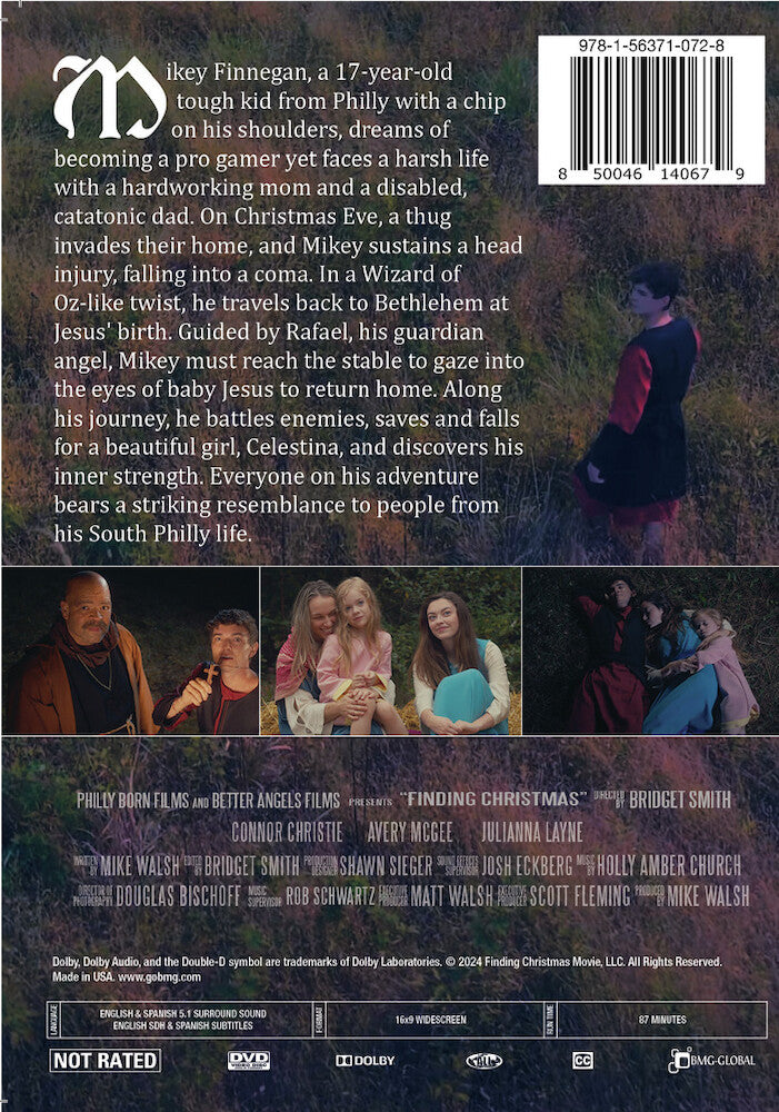 finding christmas - Back Panel - DVD