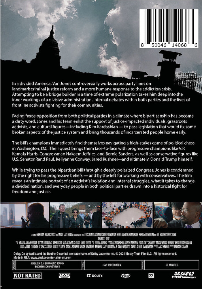 the first step - Back Panel - DVD