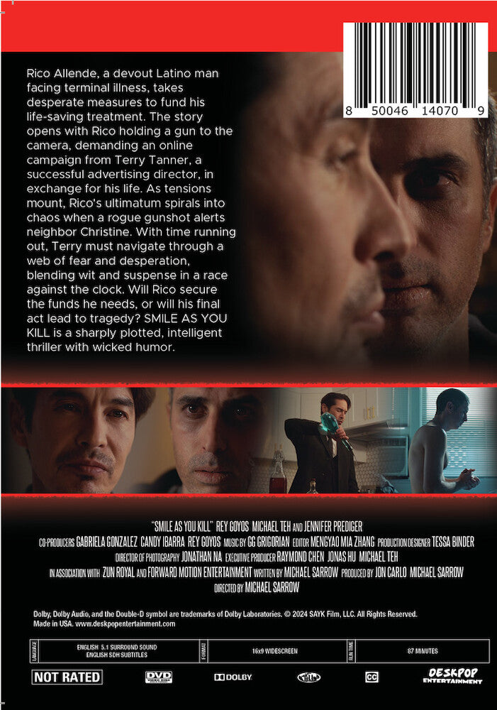 smile as you kill - Back Panel - DVD