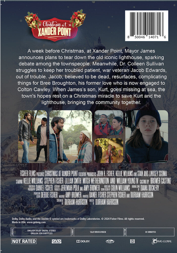 christmas at xander point - Back Panel - DVD