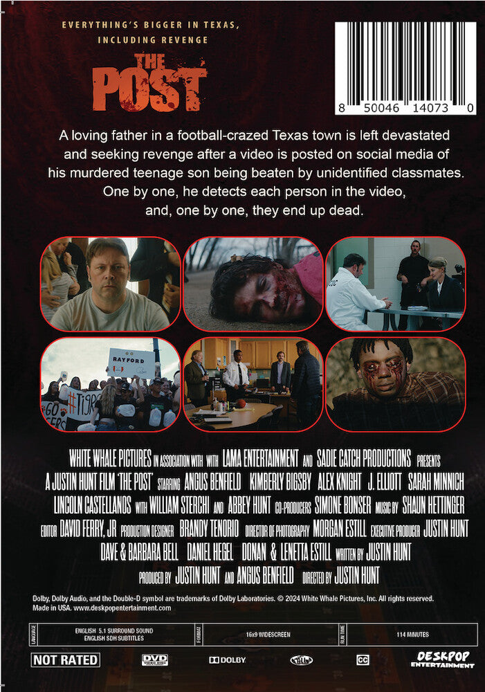 the post - Back Panel - DVD