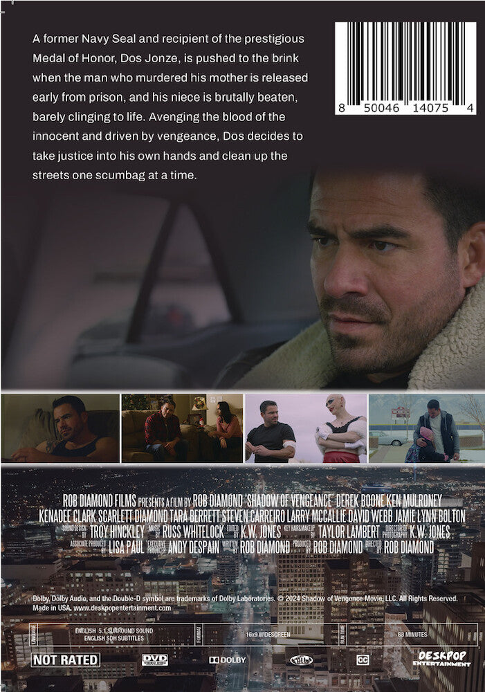 shadow of vengeance - Back Panel - DVD
