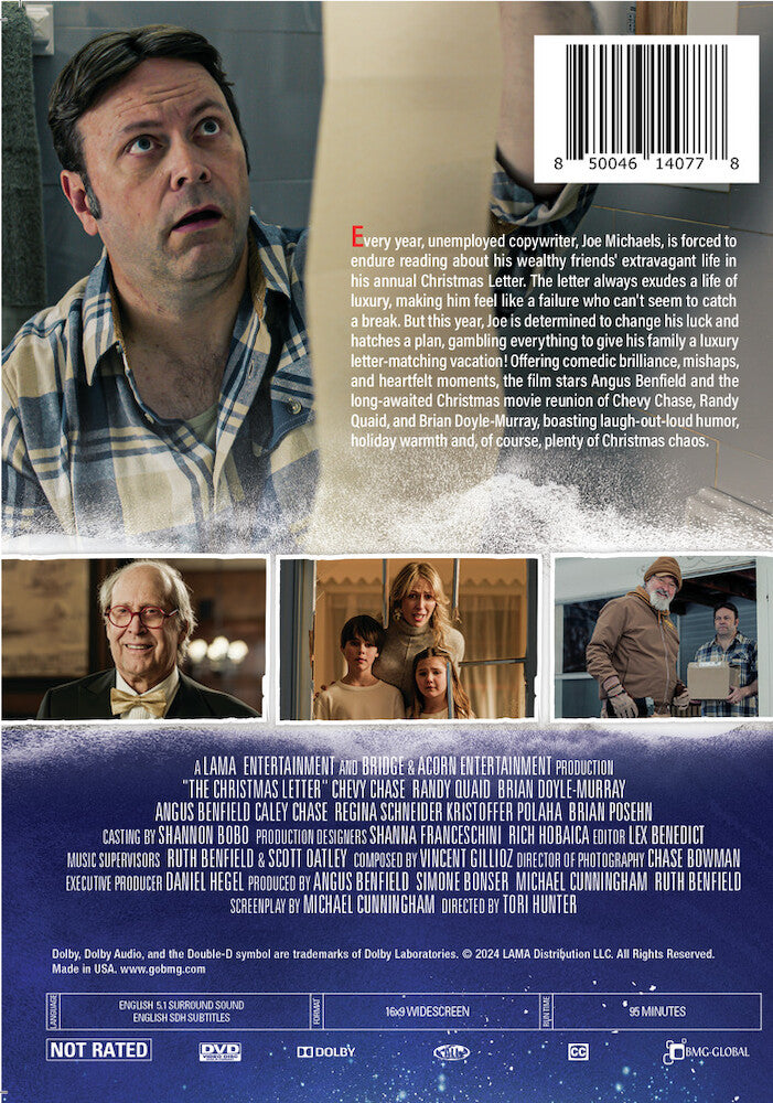 the christmas letter - Back Panel - DVD