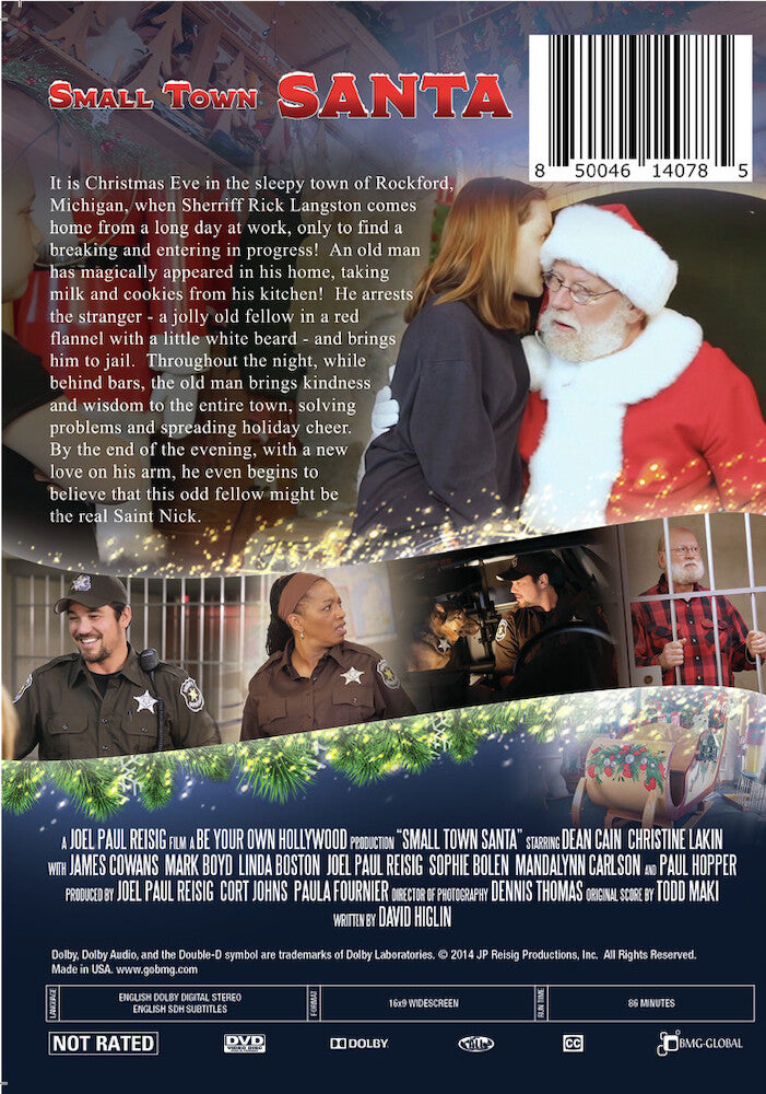small town santa - Back Panel - DVD