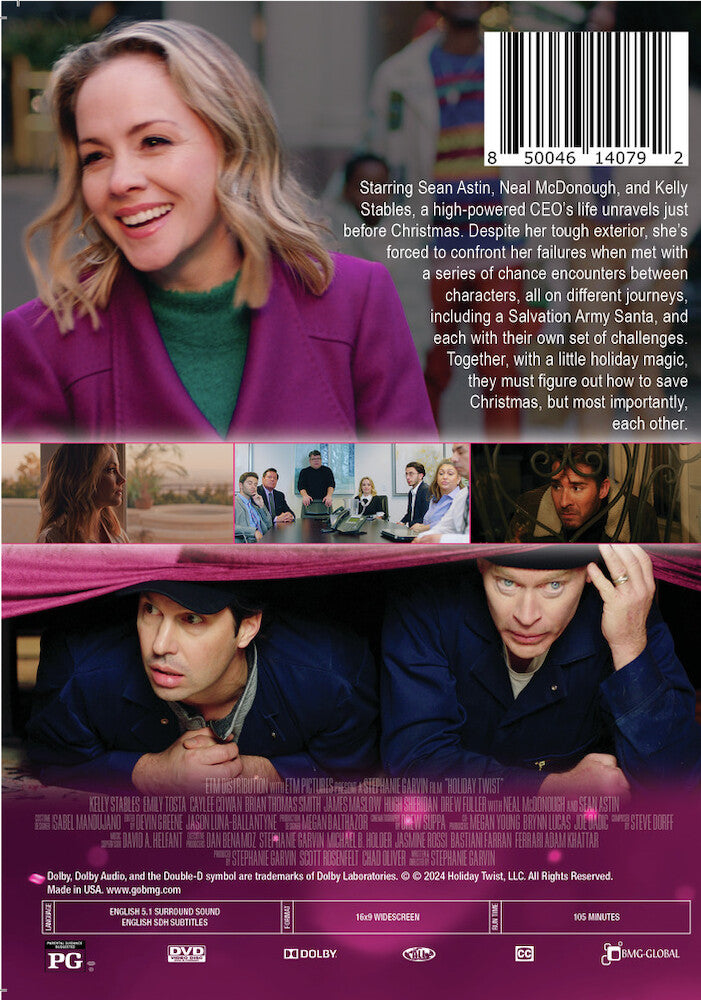 holiday twist - Back Panel - DVD