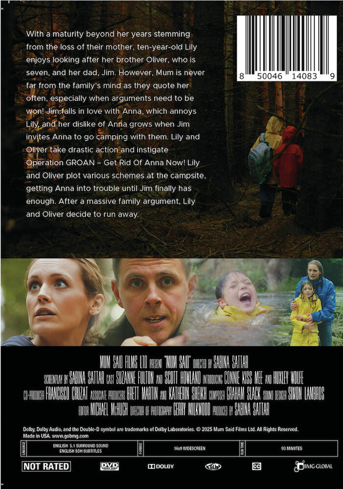 mum said - Back Panel - DVD