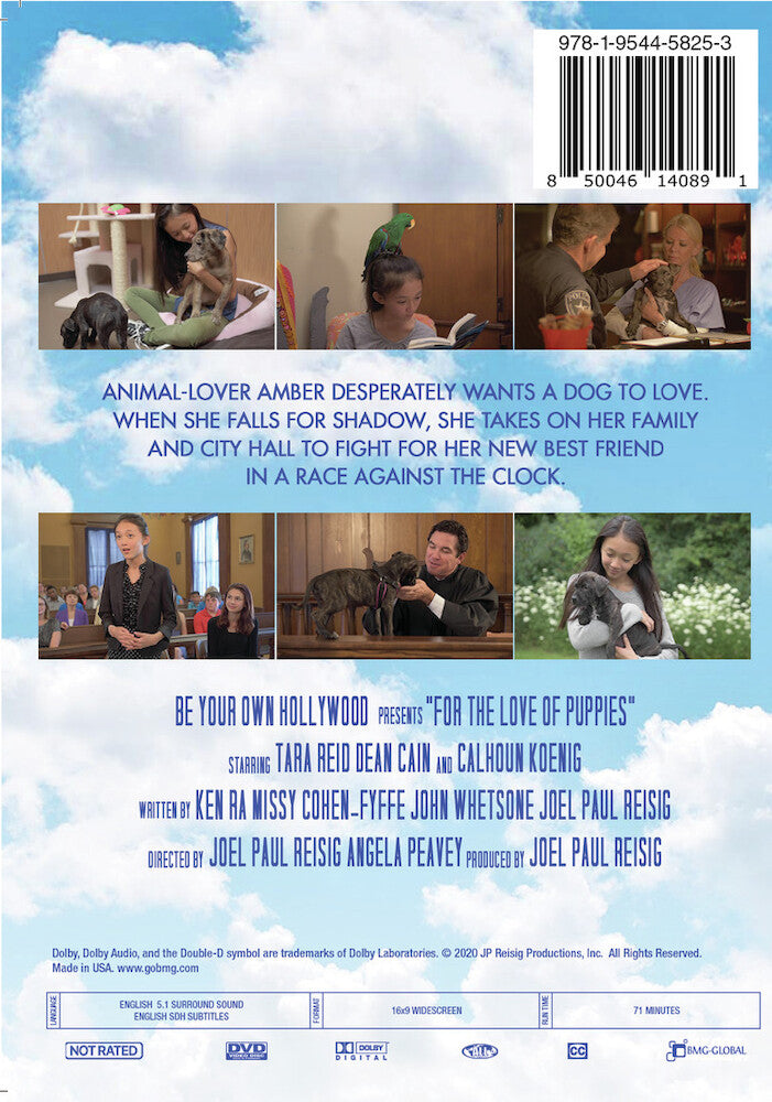 for the love of puppies - Back Panel - DVD