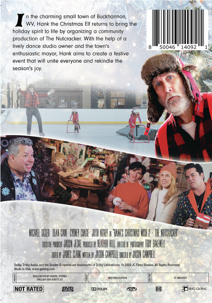 hank's christmas wish 2: the nutcracker - Back Panel - DVD