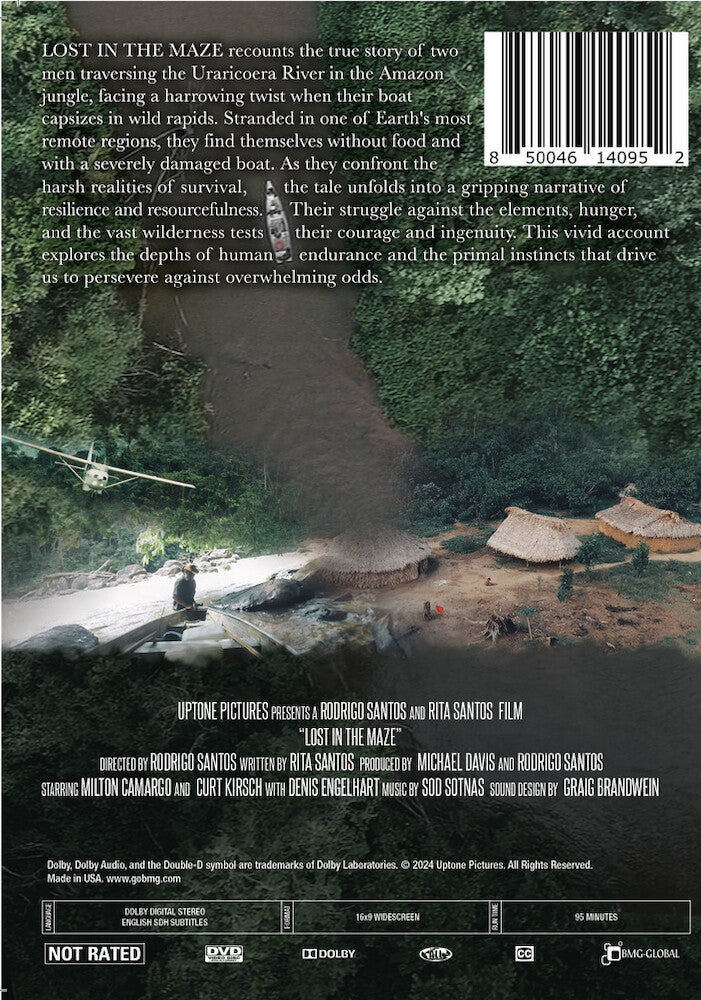 lost in the maze - Back Panel - DVD