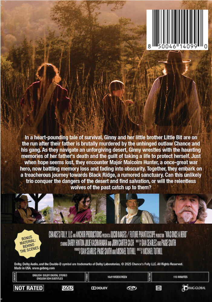 was once a hero - Back Panel - DVD