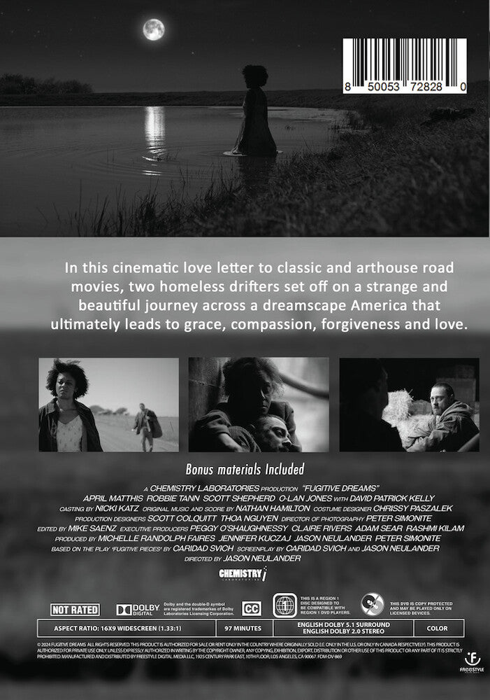 fugitive dreams - Back Panel - DVD