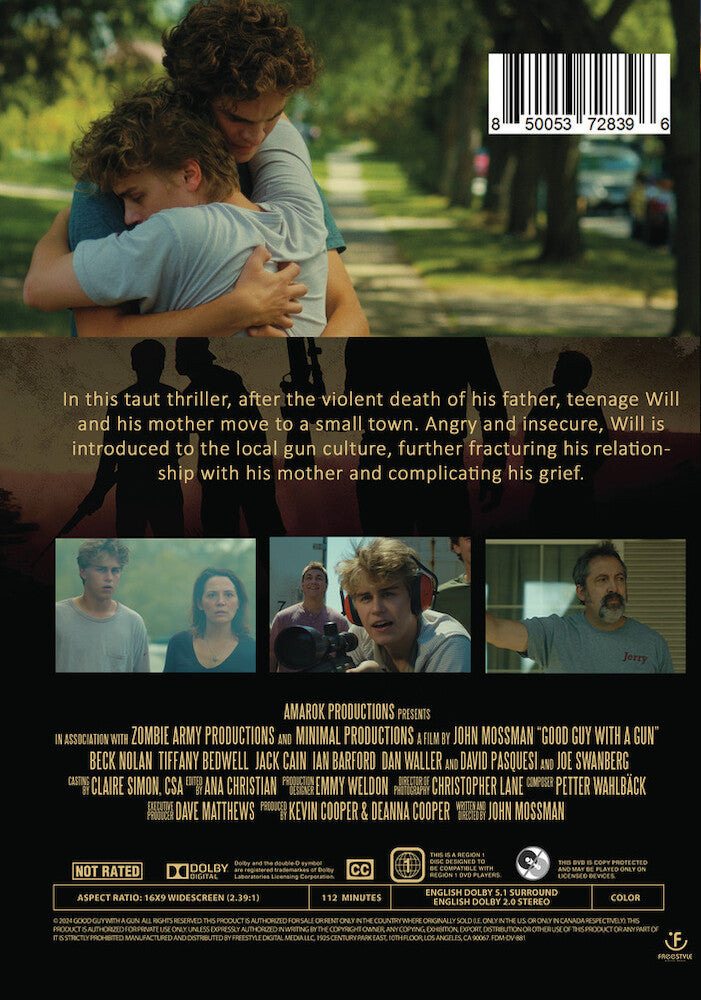 good guy with a gun - Back Panel - DVD