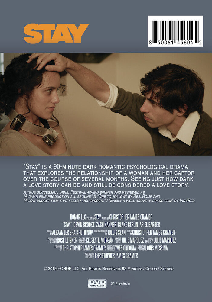 stay - Back Panel - DVD