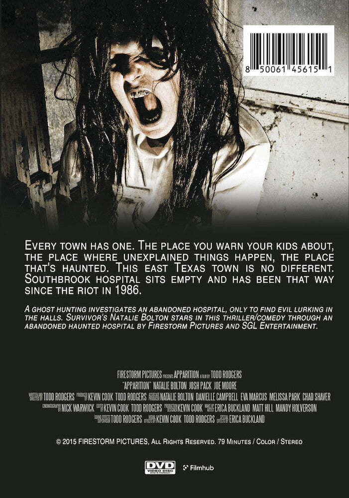 apparition - Back Panel - DVD