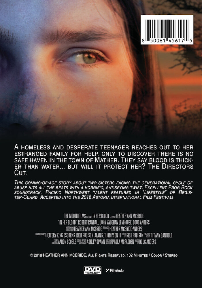 in her blood - Back Panel - DVD