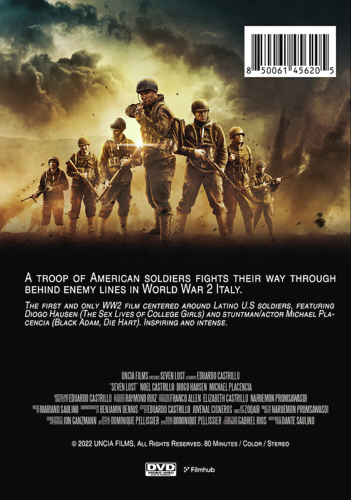 seven lost - Back Panel - DVD