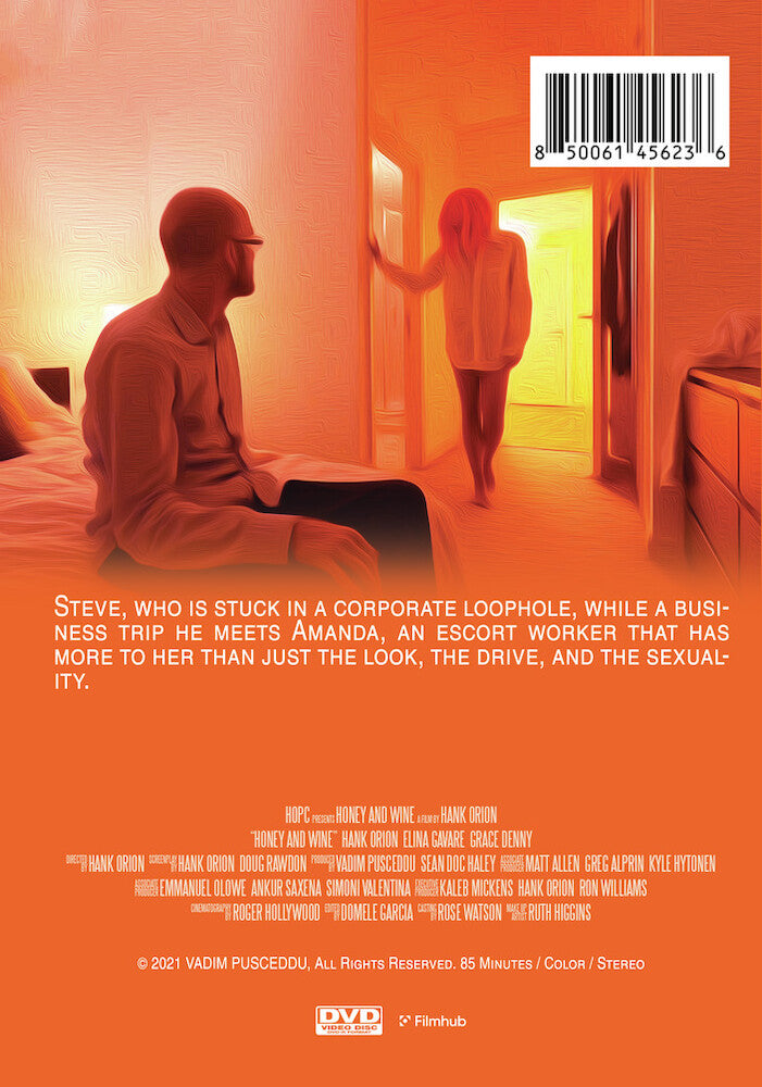 honey and wine - Back Panel - DVD