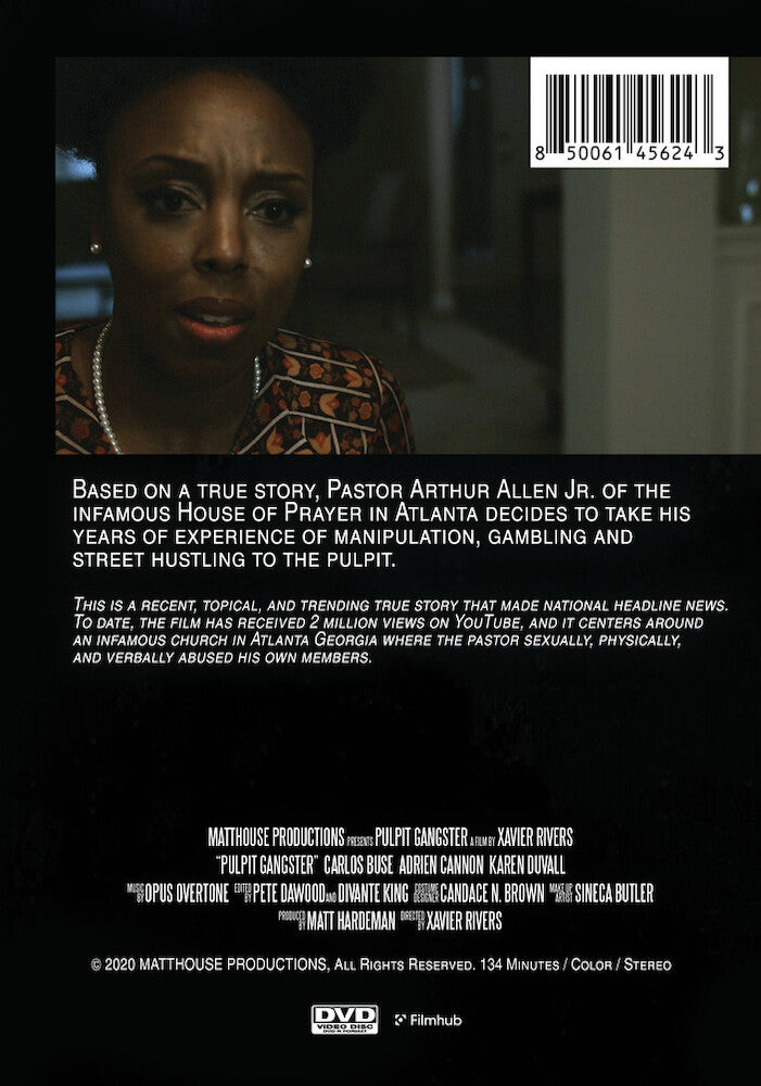 pulpit gangster - Back Panel - DVD