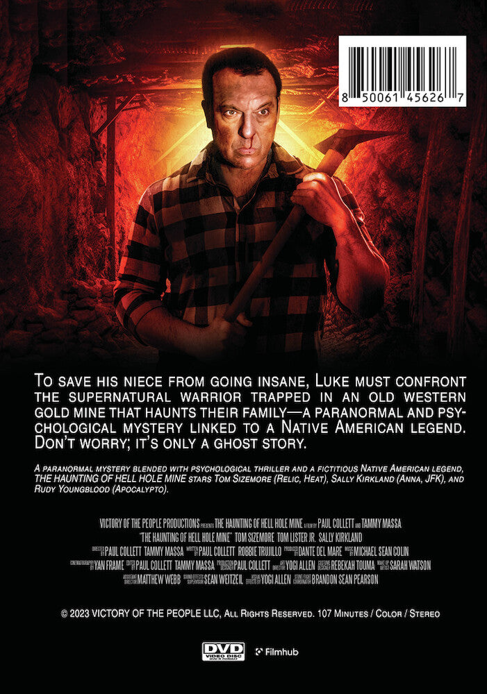 the haunting of hell hole mine - Back Panel - DVD