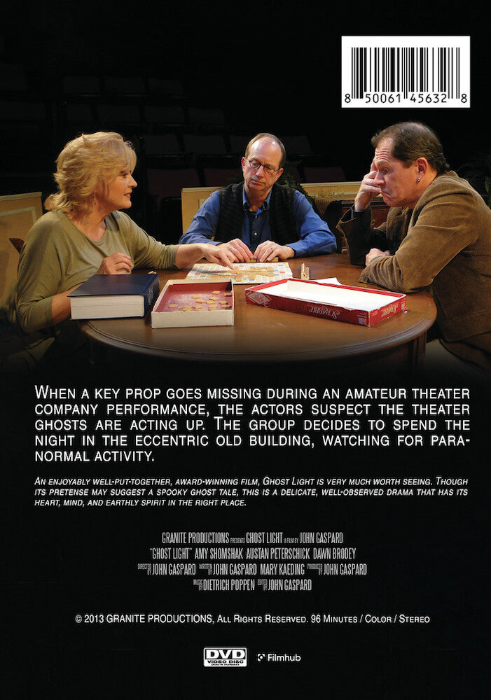 ghost light - Back Panel - DVD