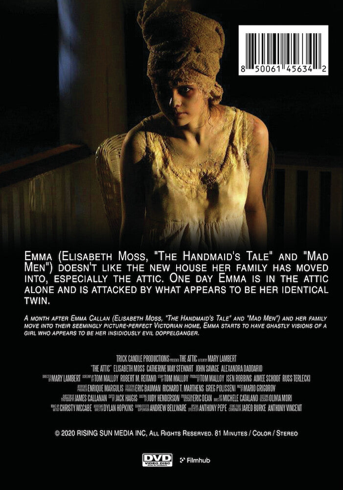 the attic - Back Panel - DVD