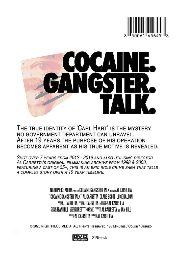 cocaine gangster talk - Back Panel - DVD