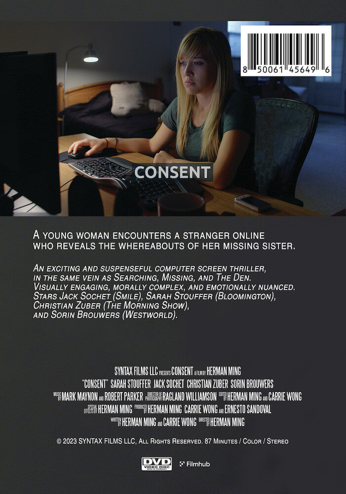 consent - Back Panel - DVD