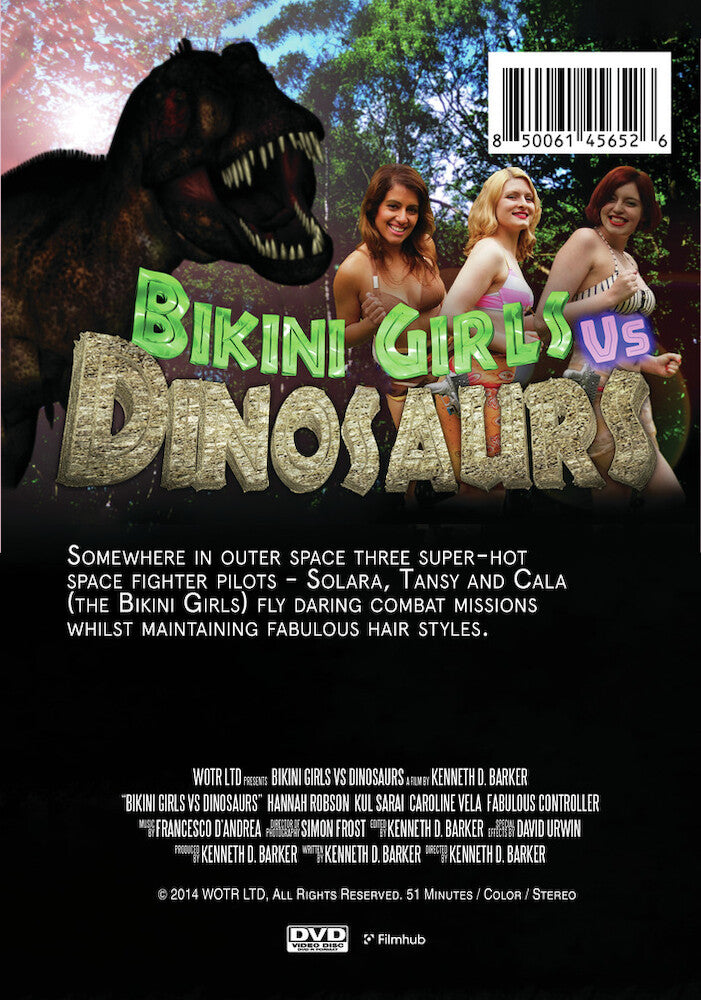 bikini girls vs dinosaurs - Back Panel - DVD