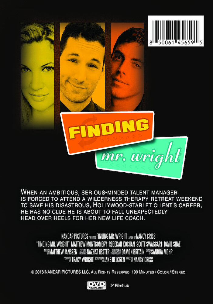 finding mr. wright - Back Panel - DVD
