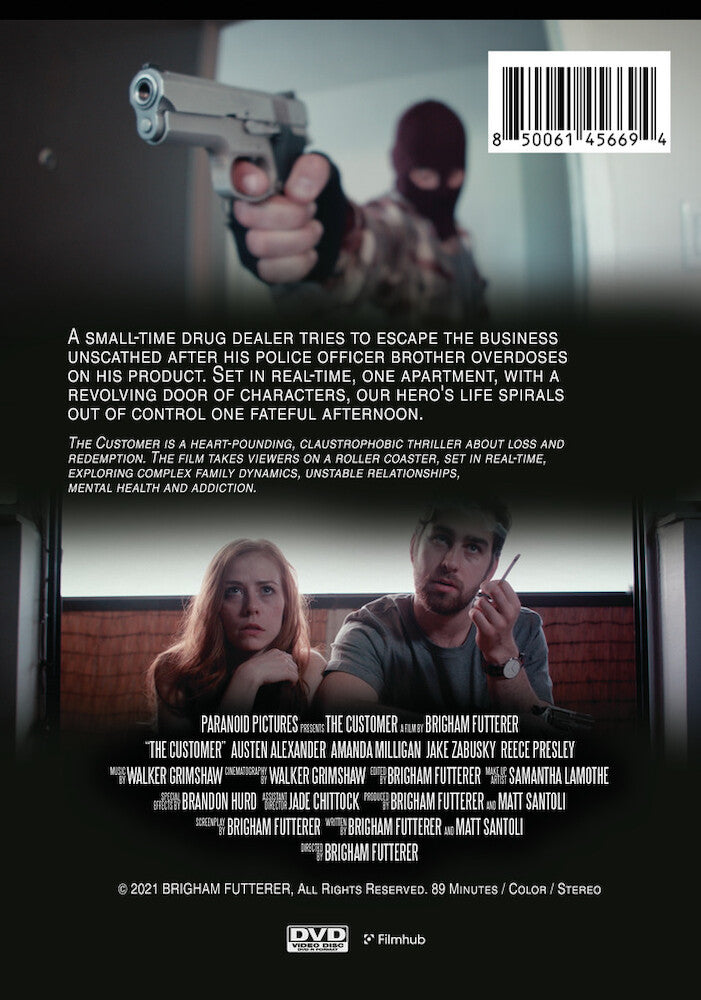 the customer - Back Panel - DVD