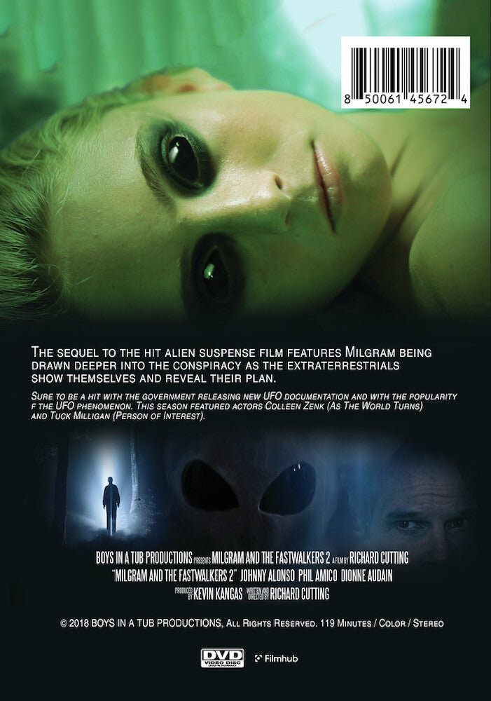 milgram and the fastwalkers 2 - Back Panel - DVD