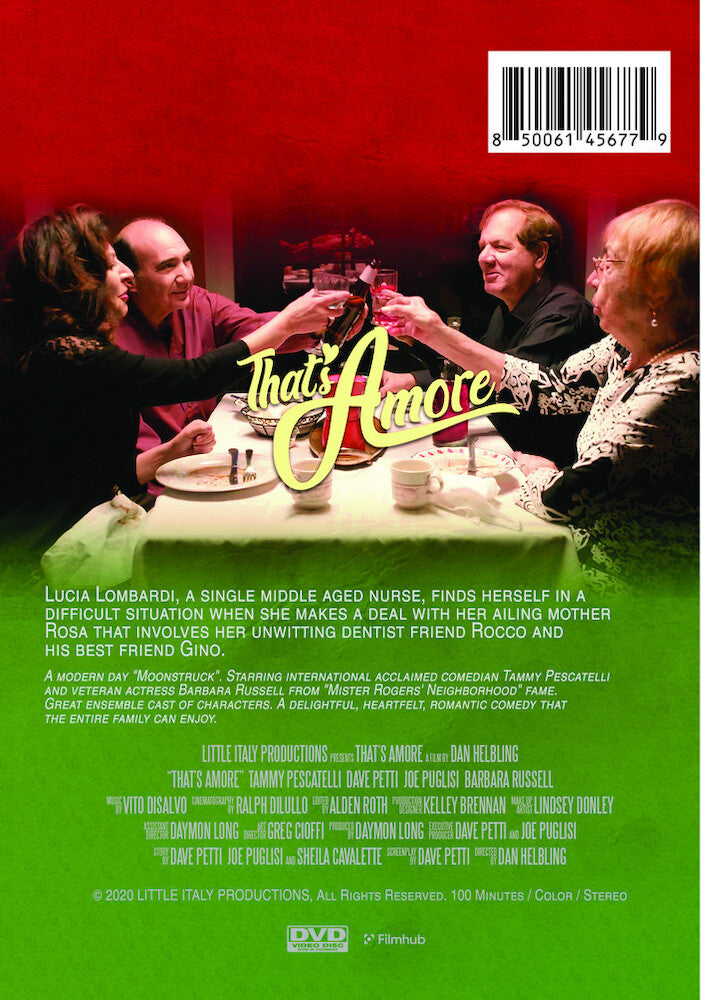 that's amore - Back Panel - DVD
