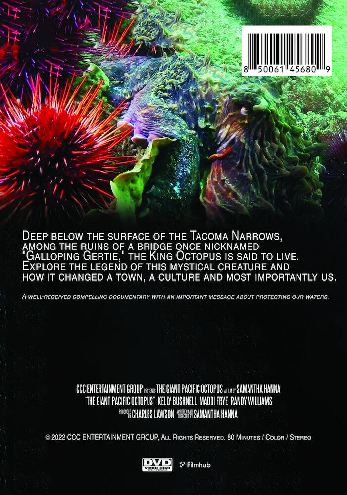 the giant pacific octopus - Back Panel - DVD