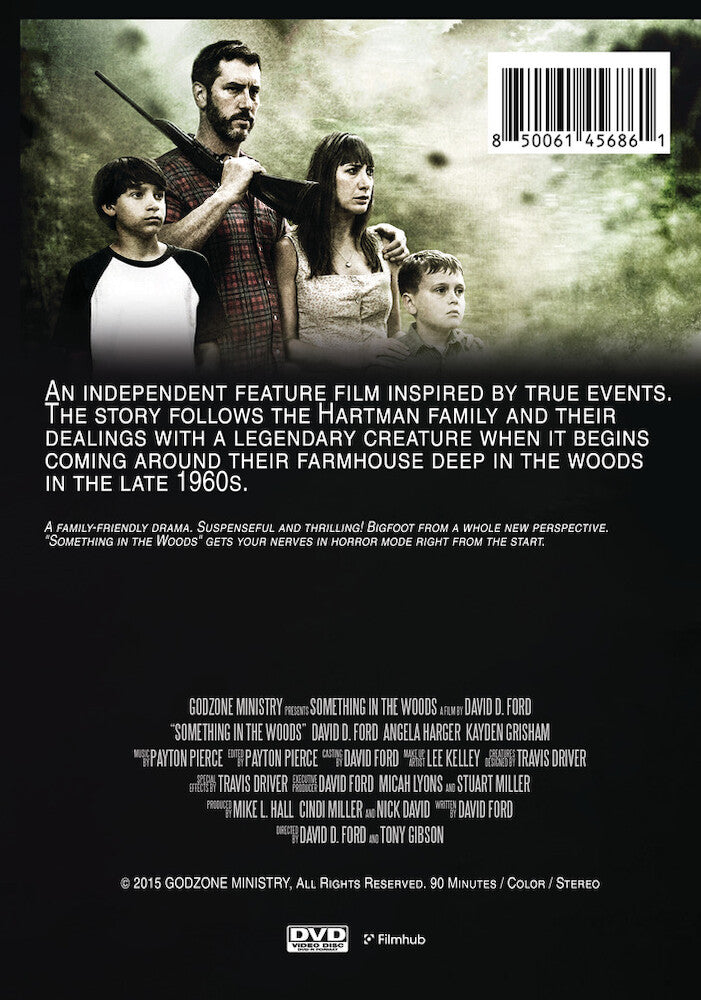 something in the woods - Back Panel - DVD
