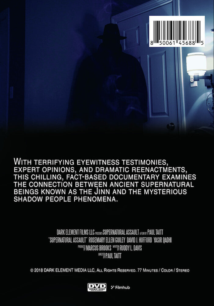 supernatural assault - Back Panel - DVD