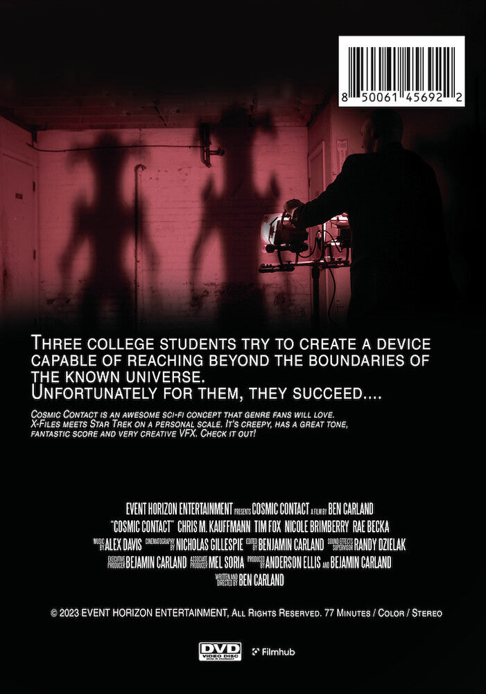 cosmic contact - Back Panel - DVD