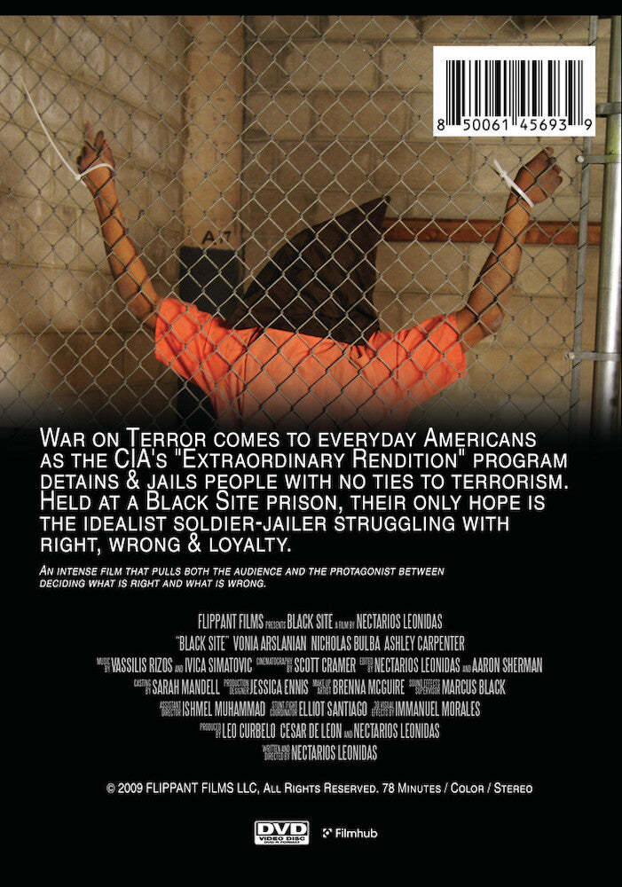 black site - Back Panel - DVD