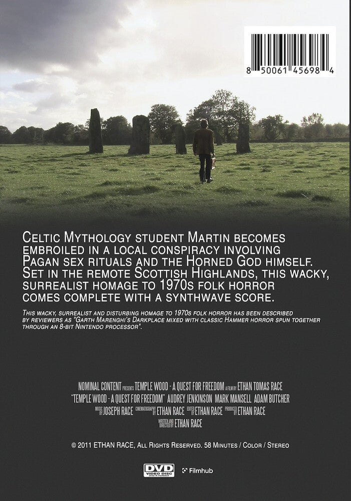 temple wood: a quest for freedom - Back Panel - DVD