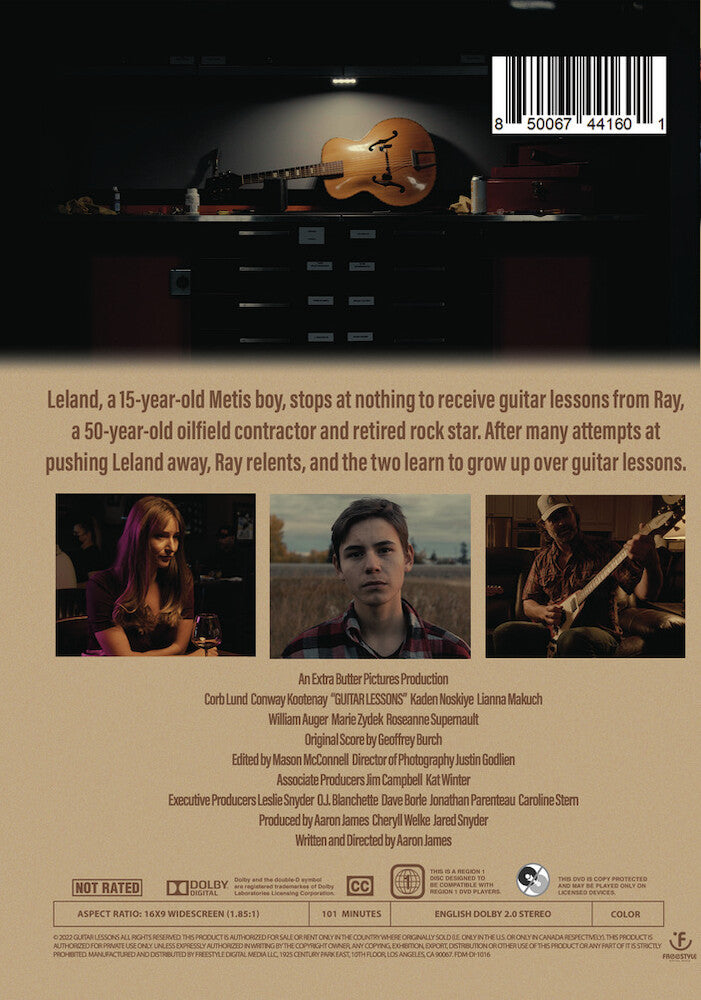 guitar lessons - Back Panel - DVD