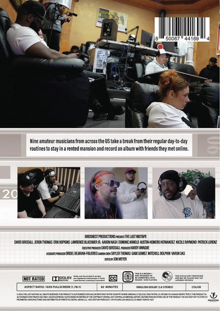 the last mixtape - Back Panel - DVD