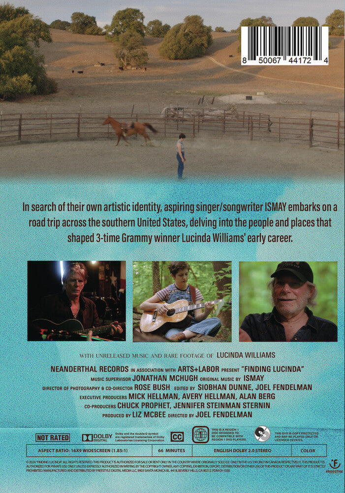 finding lucinda - Back Panel - DVD