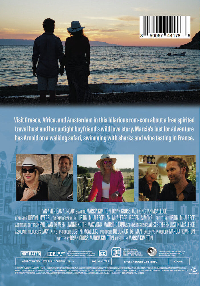 an american abroad - Back Panel - DVD
