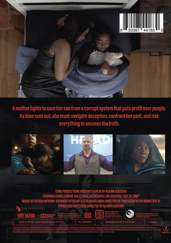 out of time - Back Panel - DVD