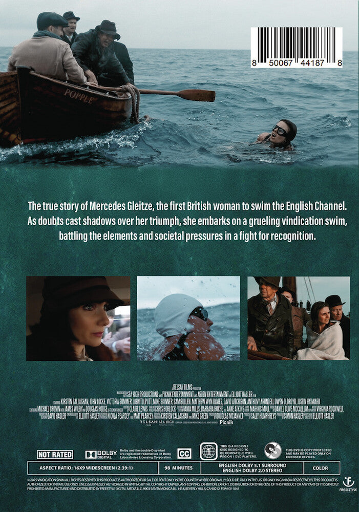 vindication swim - Back Panel - DVD