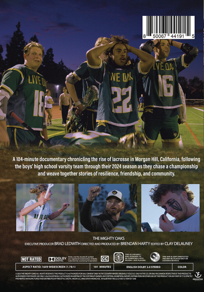 the mighty oaks - Back Panel - DVD