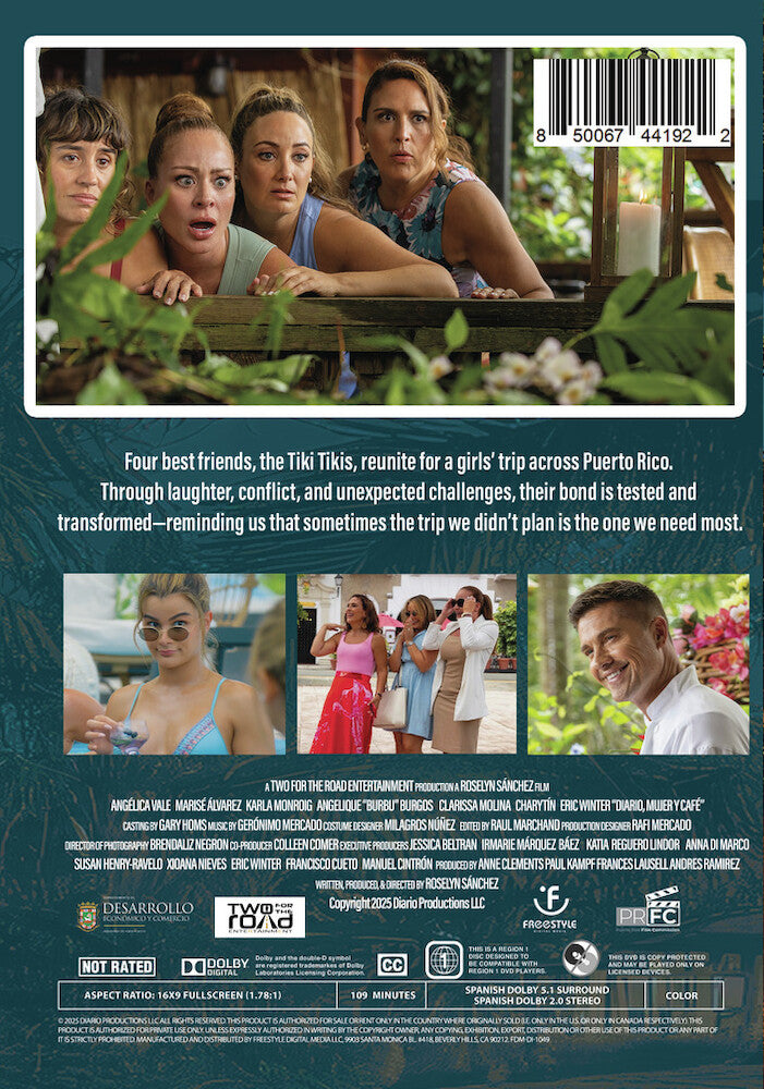 diario, mujer & cafe - Back Panel - DVD