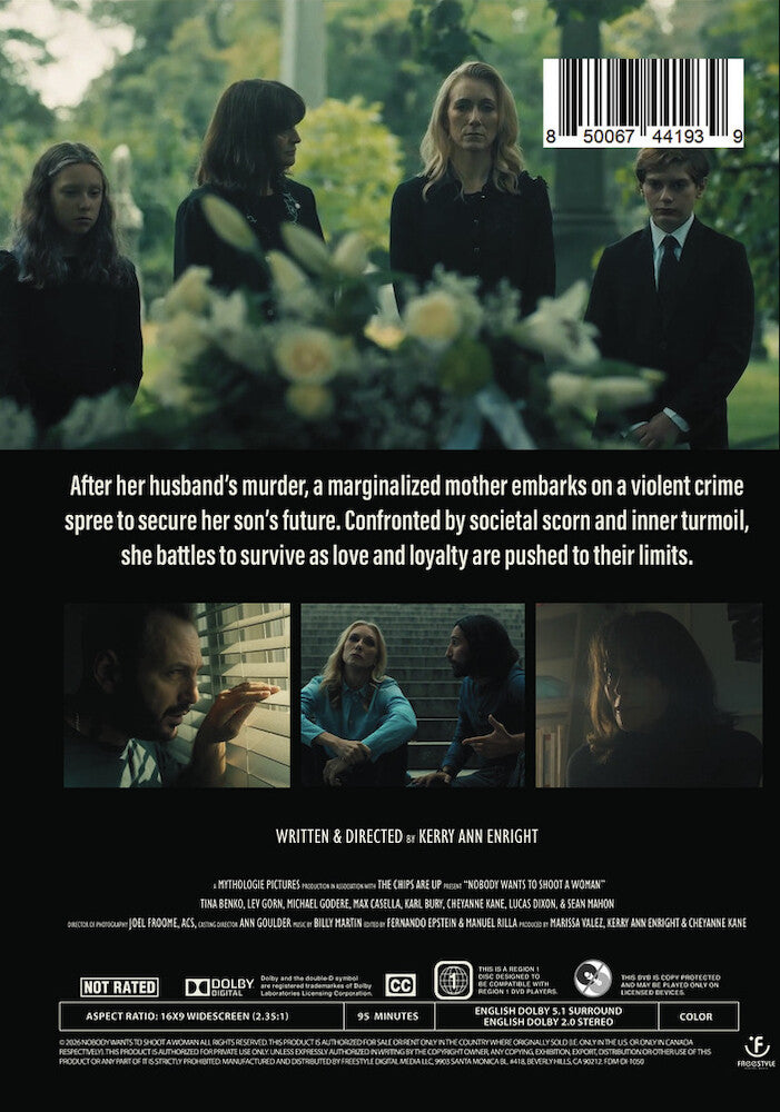 nobody wants to shoot a woman - Back Panel - DVD