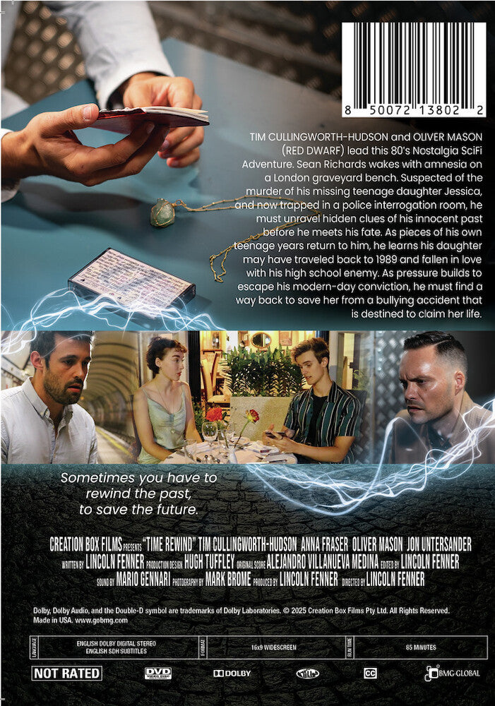 time rewind - Back Panel - DVD