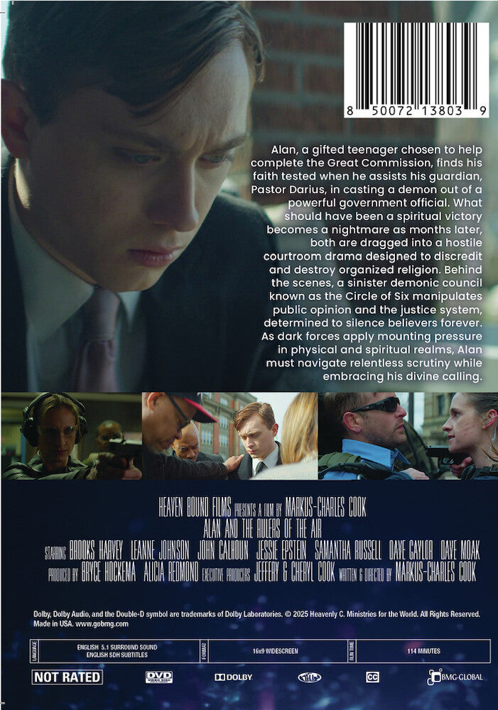 alan and the rulers of the air - Back Panel - DVD