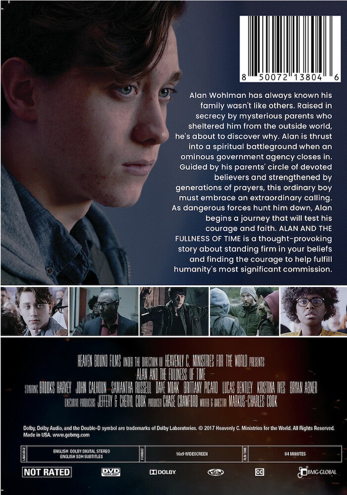 alan and the fullness of time - Back Panel - DVD